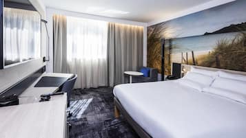 Ropa de cama de alta calidad y minibar