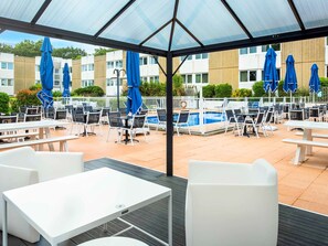 Breakfast, lunch, dinner served; French cuisine, pool views 