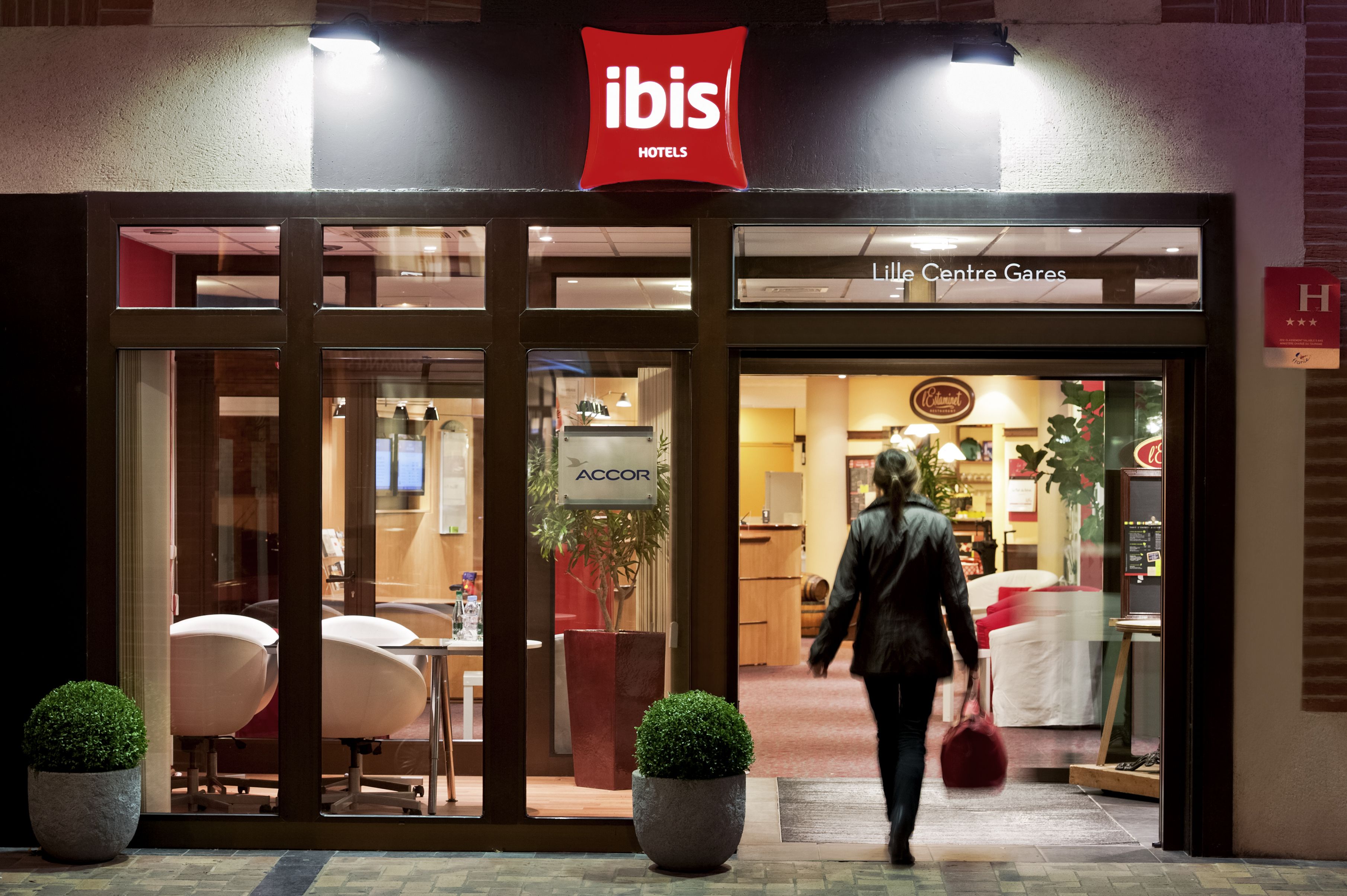 front of property – evening/night