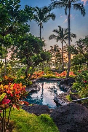 3 outdoor pools, cabanas (surcharge), pool umbrellas - Grand Hyatt Kauai Resort and Spa (Koloa)