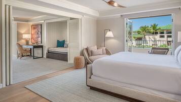 Royal Suite, 1 Bedroom, Ocean View, Oceanfront | Hypo-allergenic bedding, in-room safe, blackout drapes