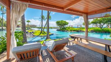 3 outdoor pools, cabanas (surcharge), pool umbrellas