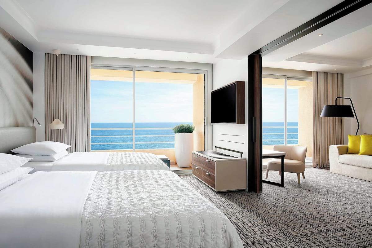 suite, 1 bedroom, non smoking, sea view | premium bedding, pillow-top beds, minibar, in-room safe