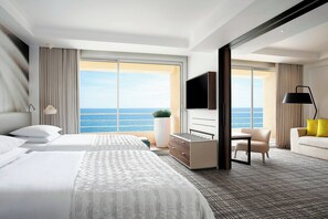 Suite, 1 Bedroom, Sea View | Premium bedding, pillowtop beds, minibar, in-room safe