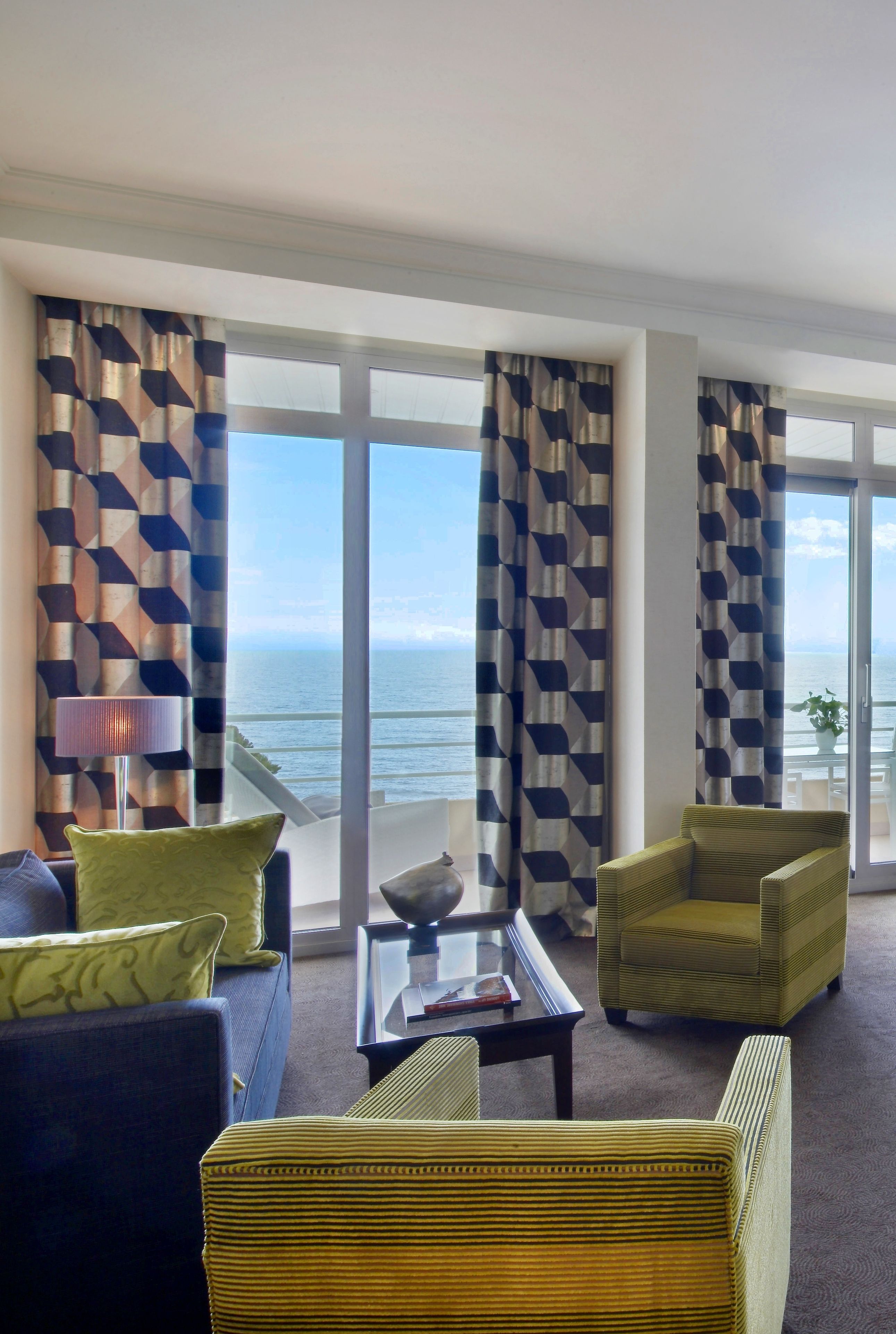 junior suite, 1 king bed, non smoking, sea view (balcony) | premium bedding, pillow-top beds, minibar, in-room safe