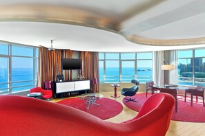 Presidential Suite, 1 Bedroom, Sea View | Premium bedding, pillowtop beds, minibar, in-room safe - Le Meridien Beach Plaza (Monaco)