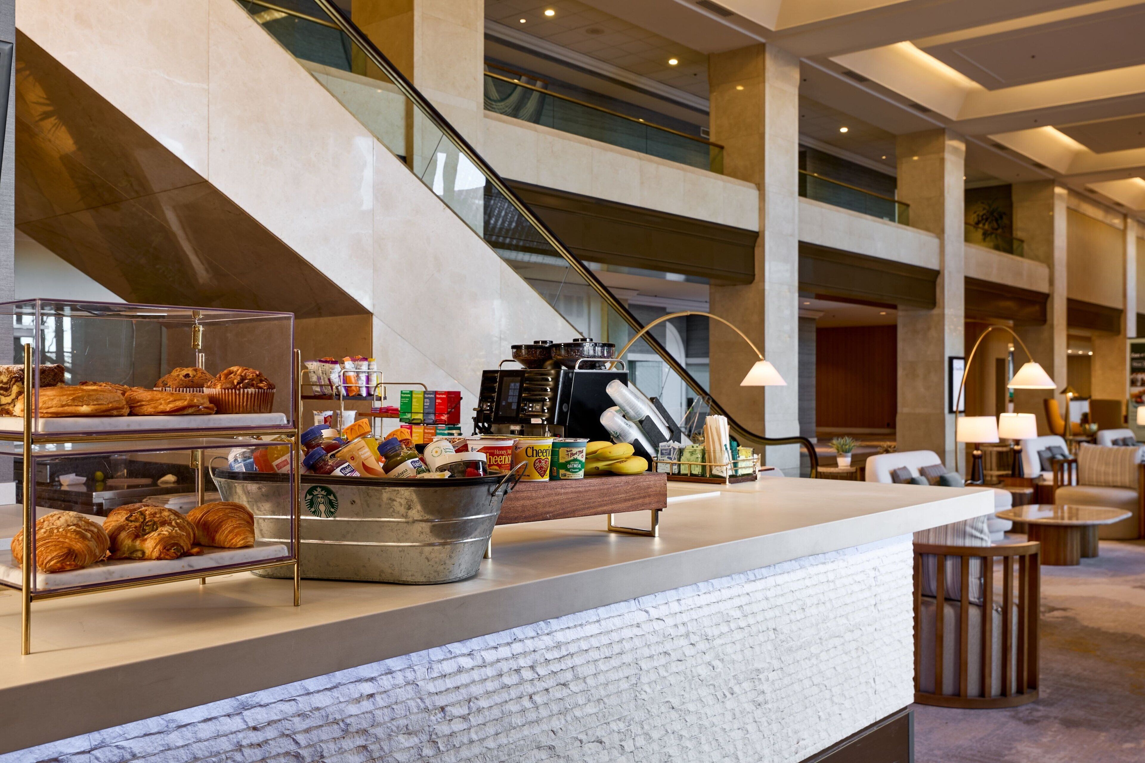 breakfast, lunch and dinner served