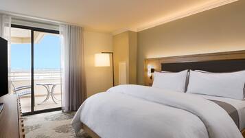 Suite – deluxe, 1 kingsize-seng med sovesofa, hjørnerom | 1 soverom, sengetøy av topp kvalitet og senger med overmadrass