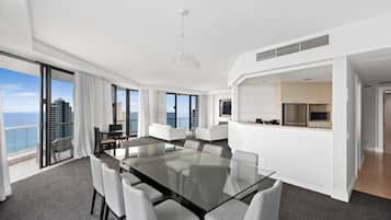 Suite, Ocean View (Penthouse) | In-room safe, desk, laptop workspace, iron/ironing board