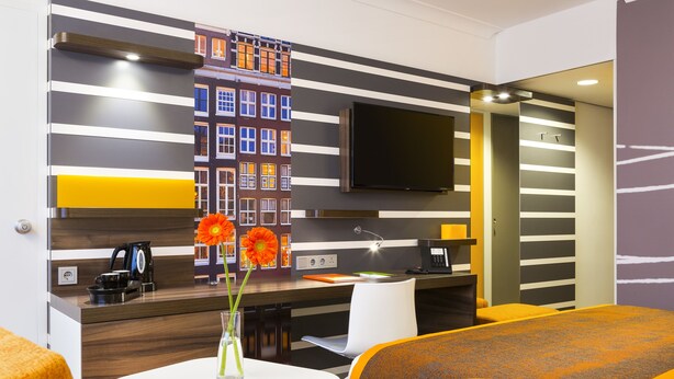 Minibar, in-room safe, desk, blackout drapes