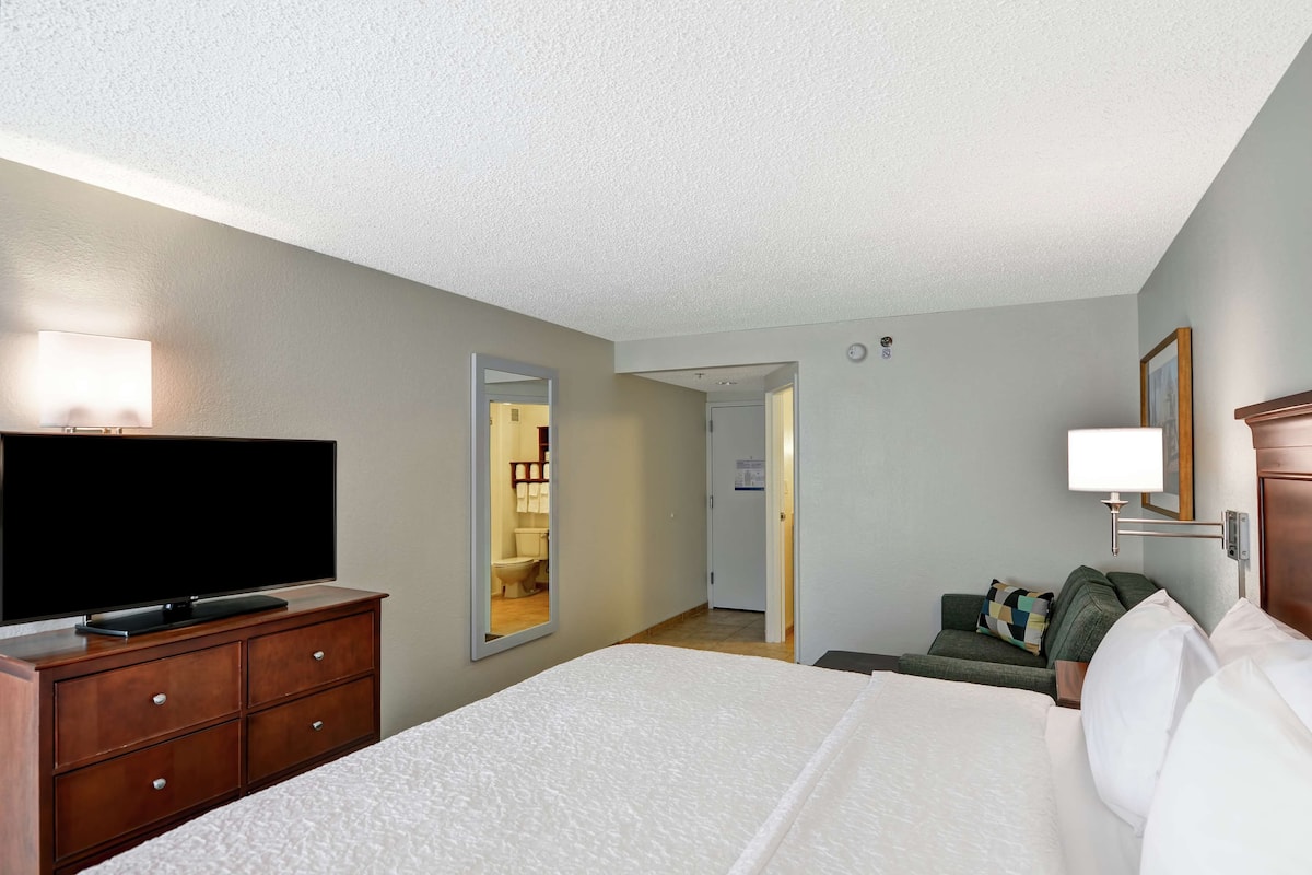 Room, 1 King Bed with Sofa bed, Non Smoking | In-room safe, iron/ironing board, free cribs/infant beds, free WiFi