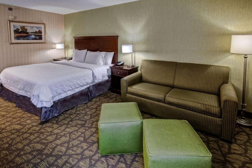 Down comforters, pillowtop beds, blackout drapes, iron/ironing board