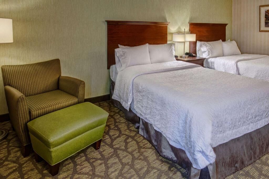 Down comforters, pillowtop beds, blackout drapes, iron/ironing board