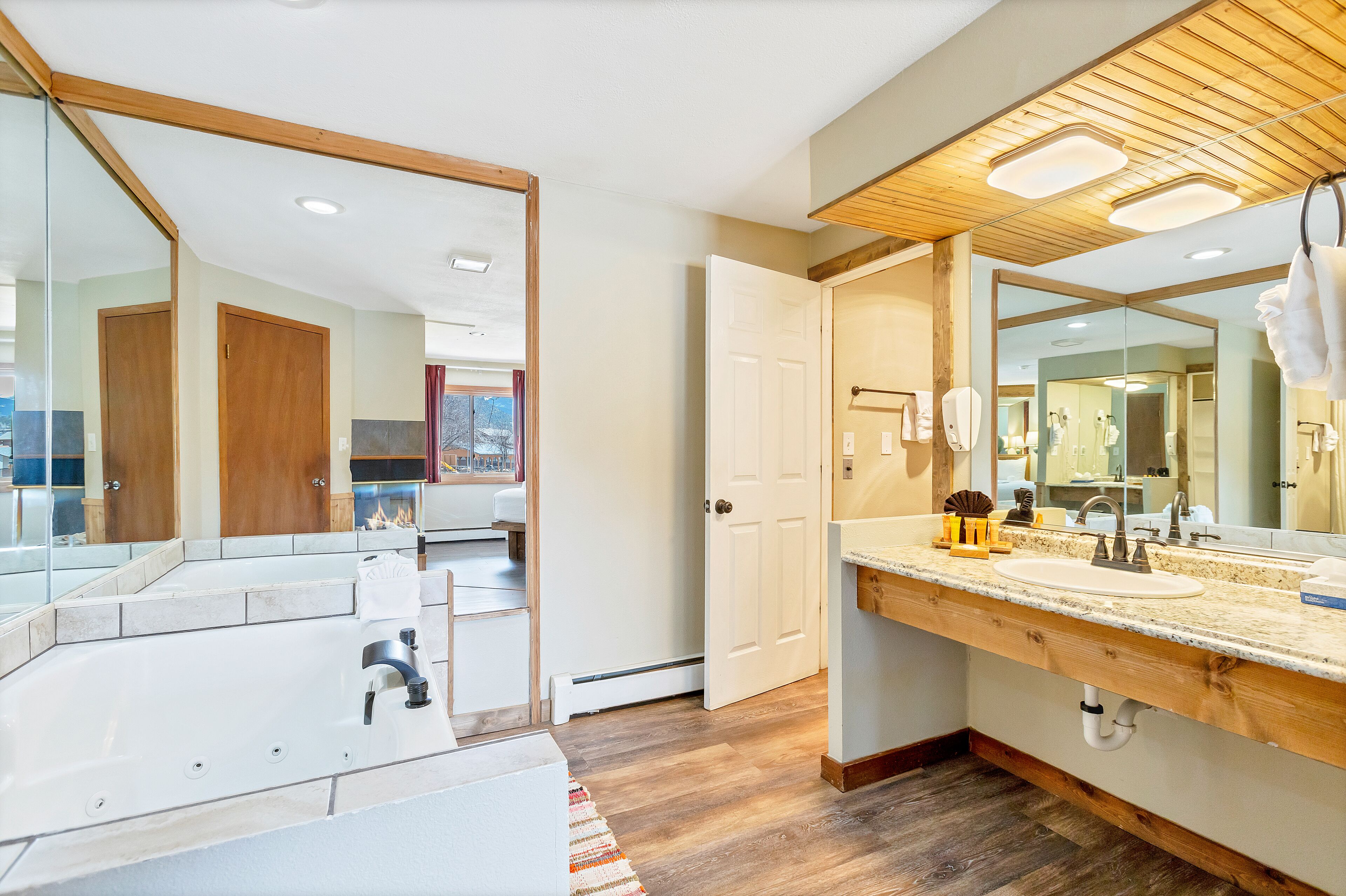 free toiletries, hair dryer, towels, soap