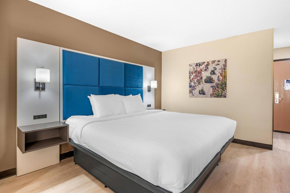 Standard Room, 1 King Bed, Non Smoking, Refrigerator & Microwave