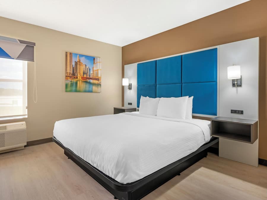 Chambre Standard, 1 très grand lit, accessible aux personnes à mobilité réduite