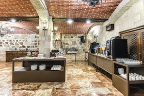 Daily buffet breakfast (EUR 16 per person)