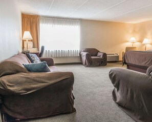 Pillow-top beds, in-room safe, desk, iron/ironing board