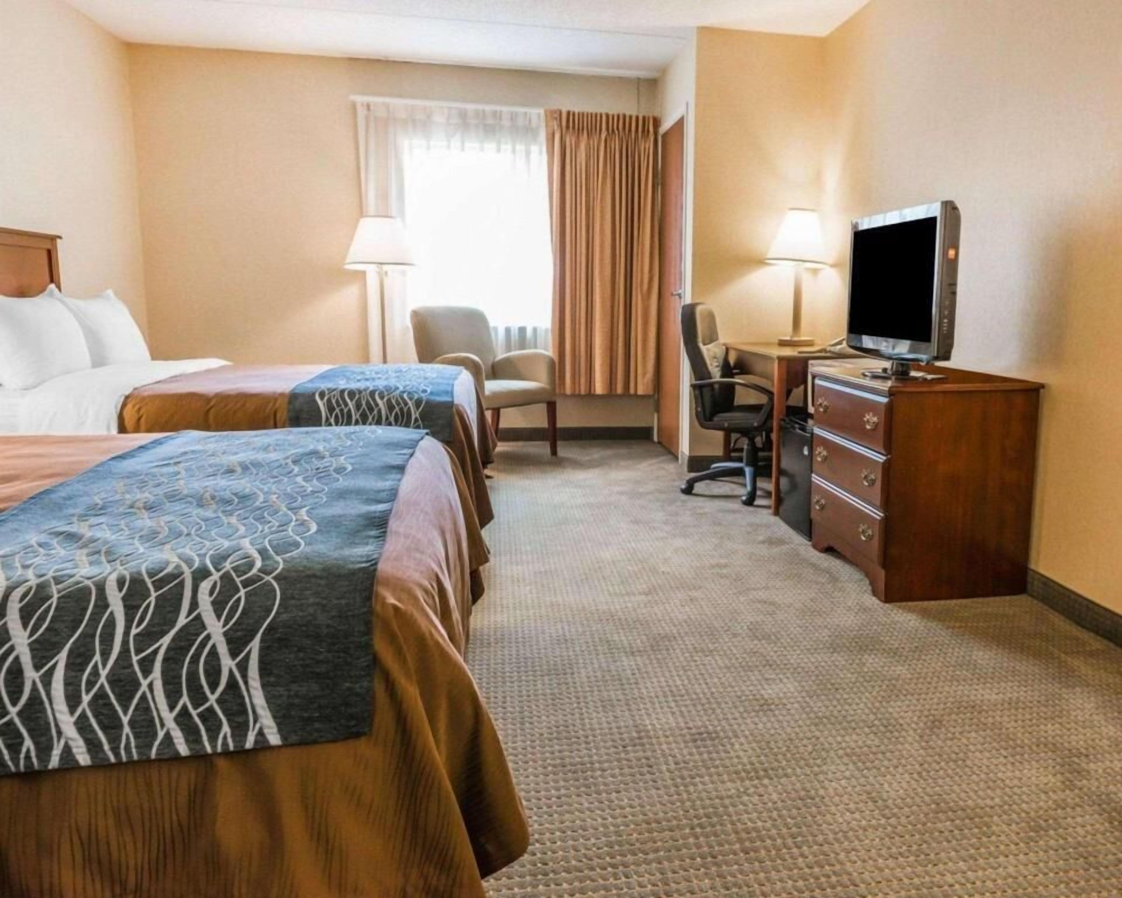 Pillowtop beds, in-room safe, desk, iron/ironing board