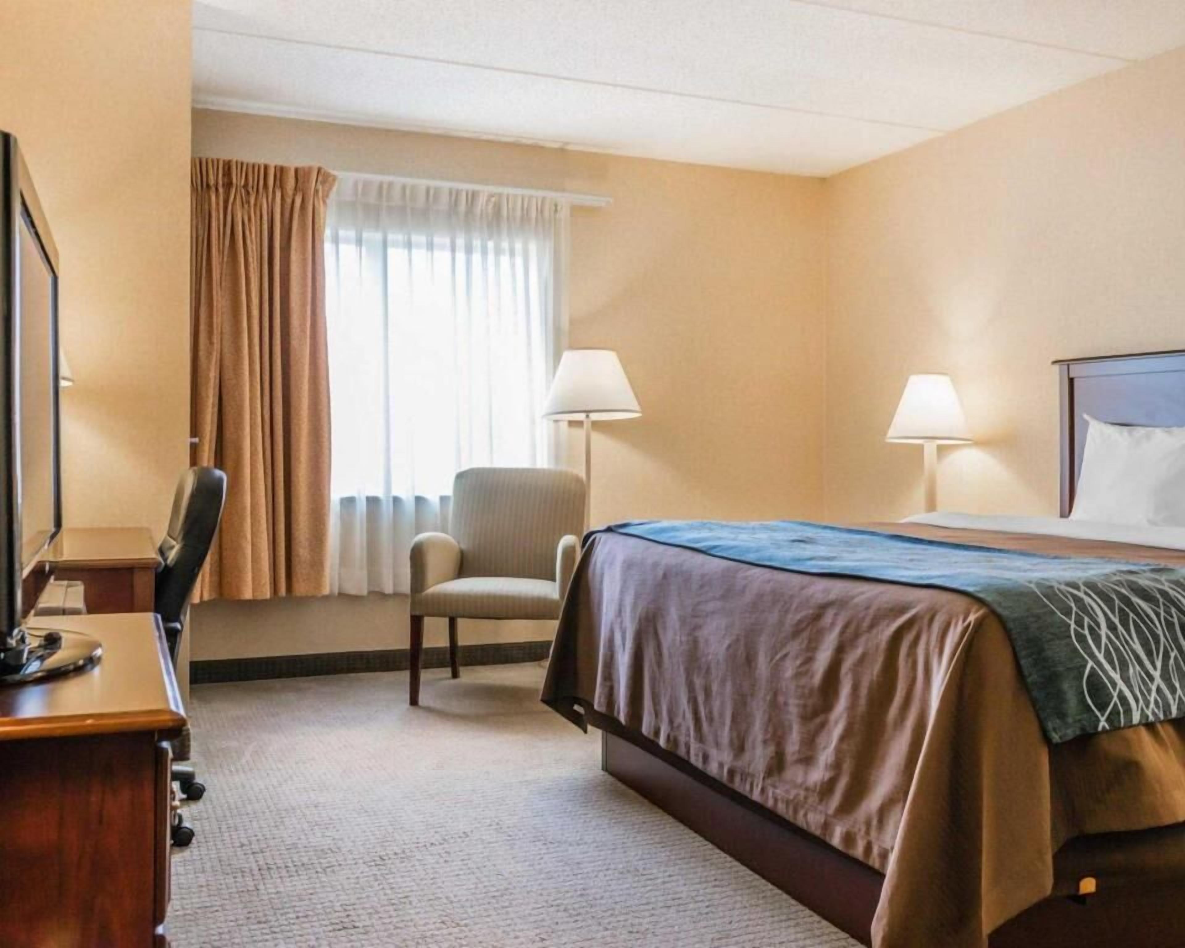 Pillowtop beds, in-room safe, desk, iron/ironing board