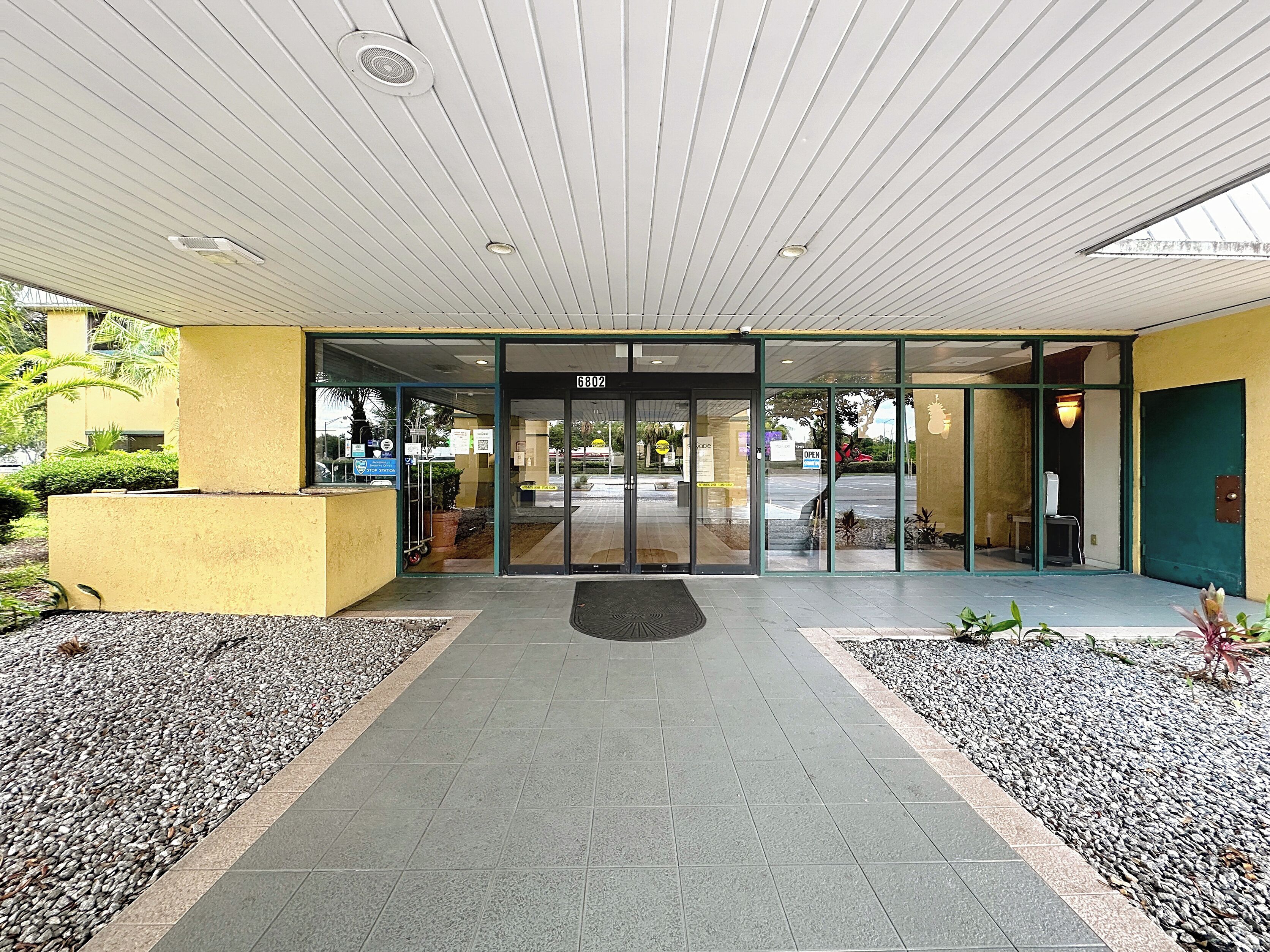 Voorkant van accommodatie