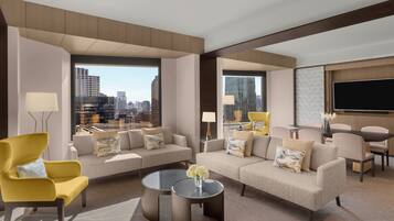 スイート シングルベッド 2 台,キングベッド 1 台 クラブラウンジ利用可 (Miyabi) | 1 室のベッドルーム、ミニバー、セーフティボックス (室内)、アイロン / アイロン台