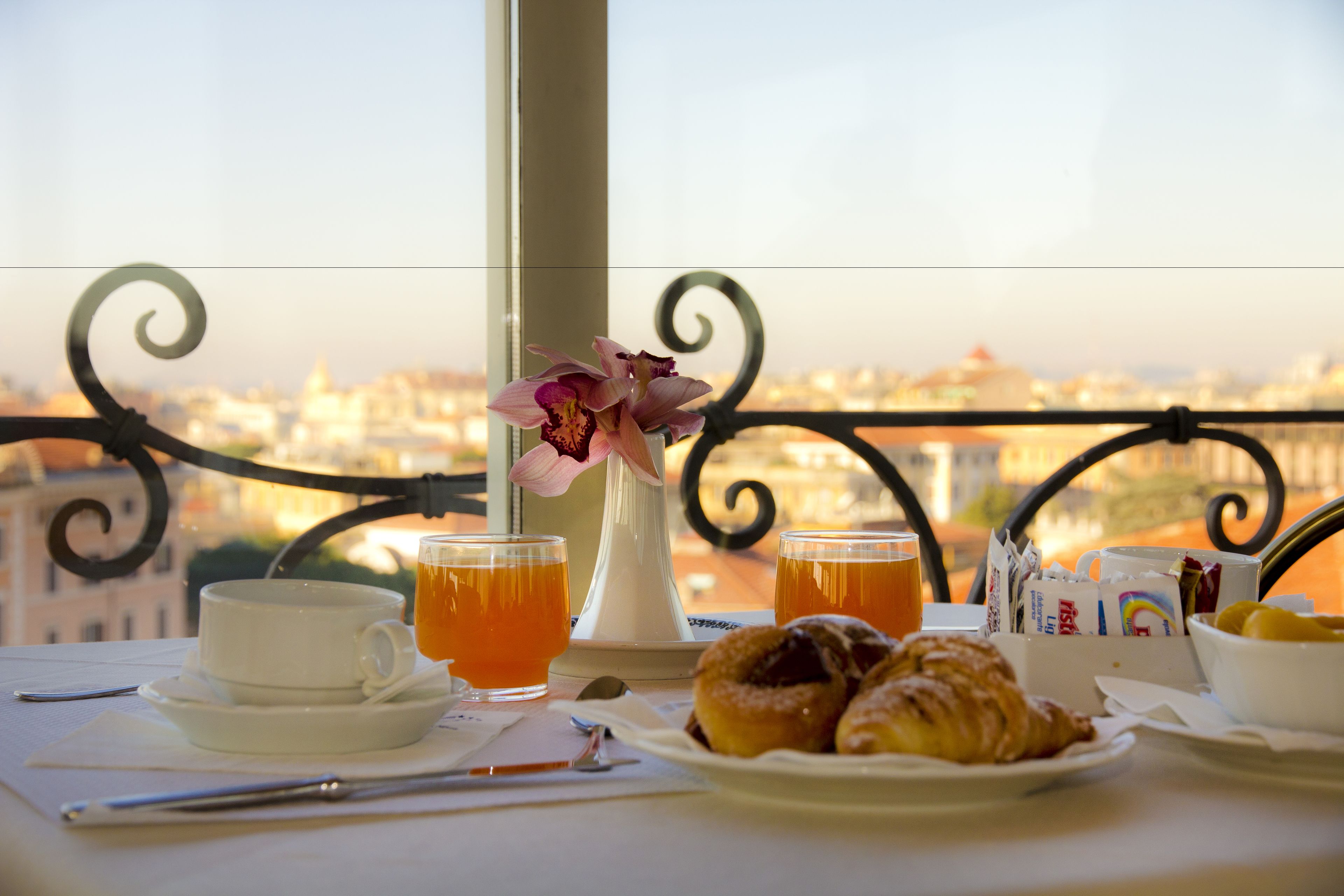 Daily buffet breakfast (EUR 15 per person)