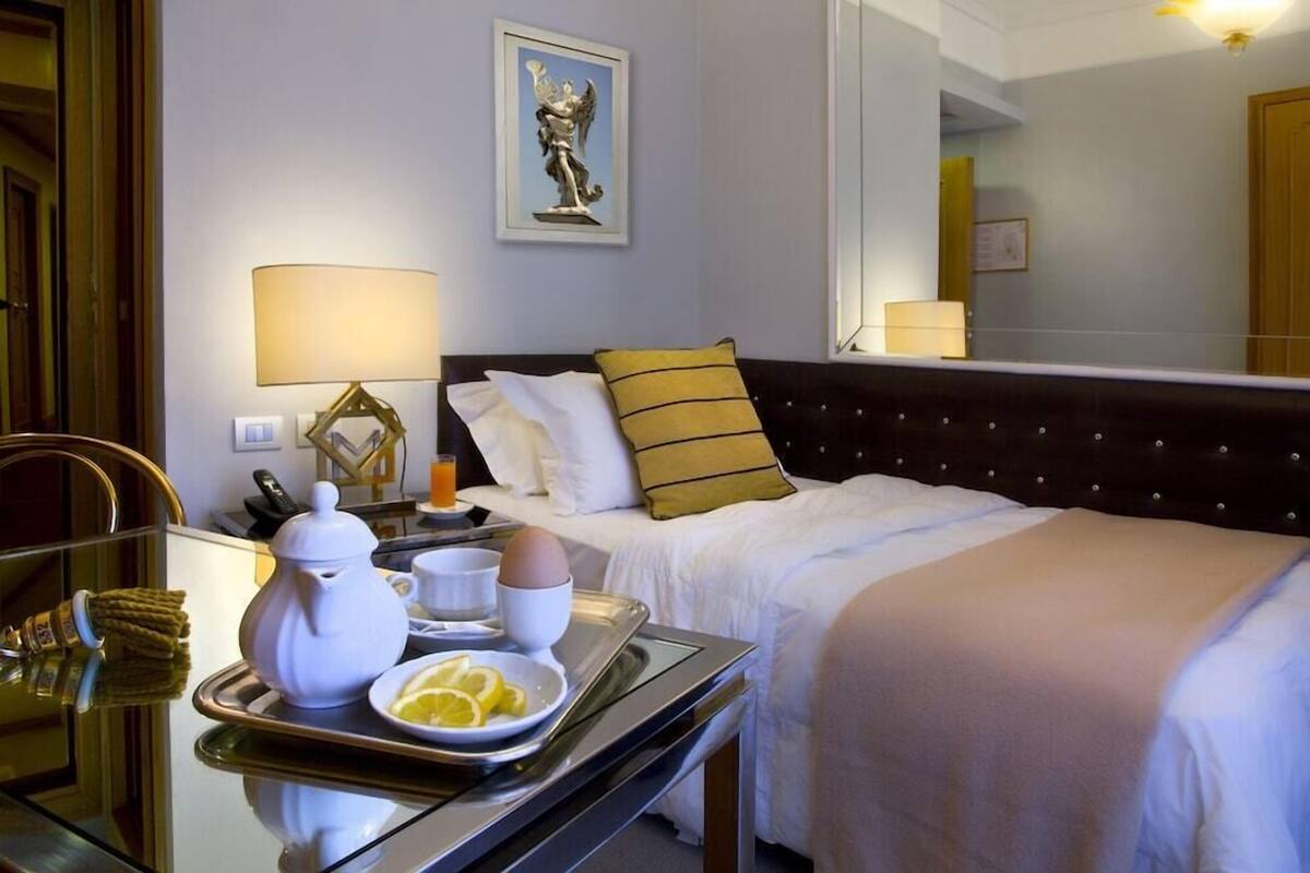 Biancheria da letto di alta qualità, minibar, una cassaforte in camera