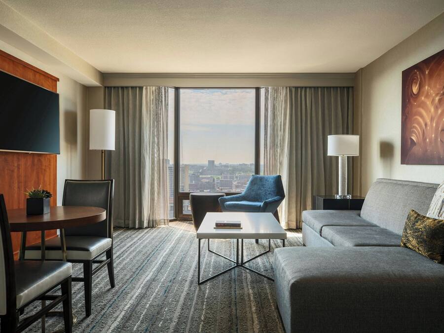 55-inch flat-screen TV with cable channels, TV, Netflix