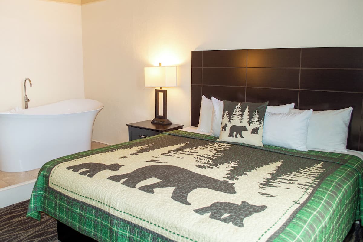 1 chambre, surmatelas, coffres-forts dans les chambres, bureau