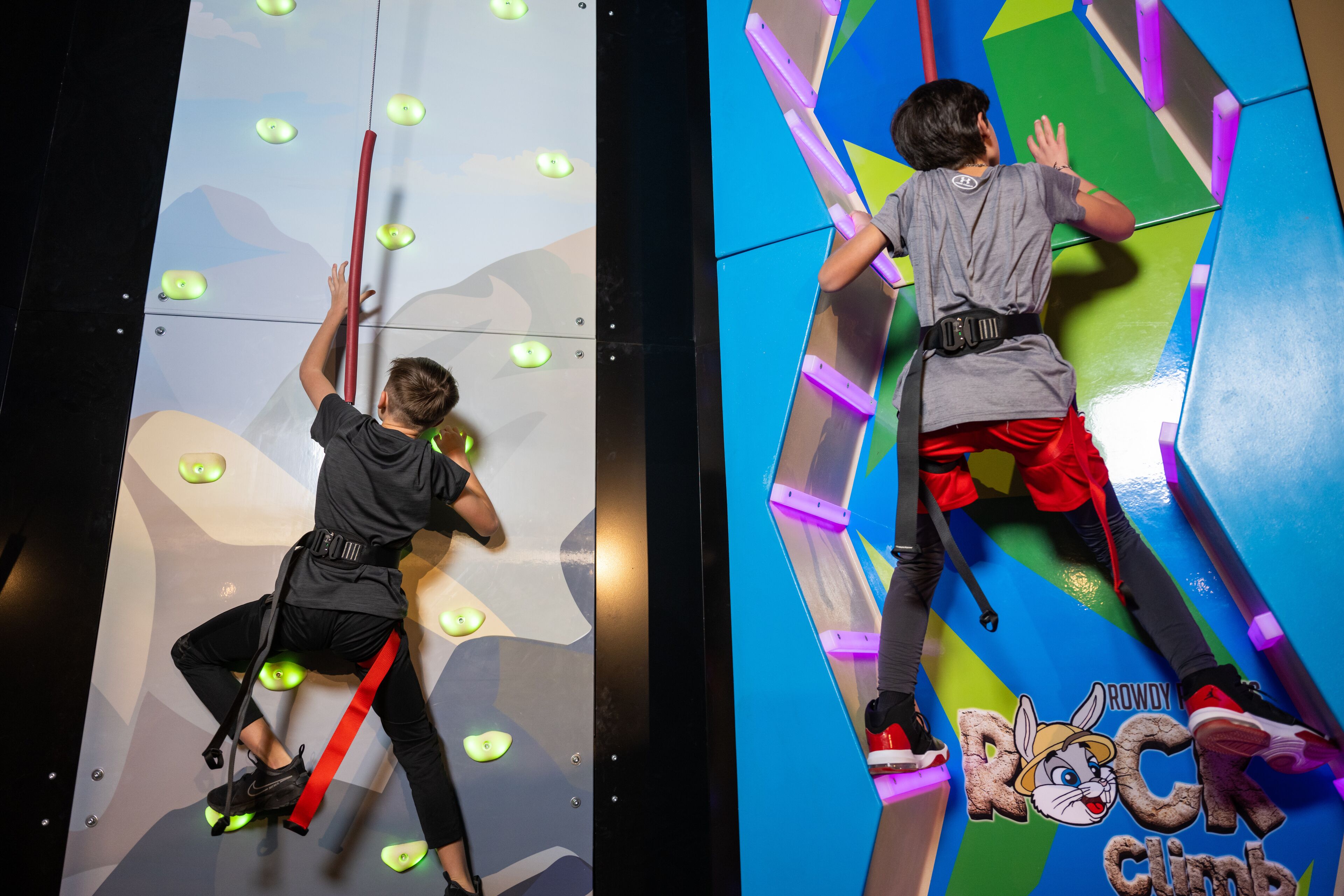 rock climbing wall – indoor