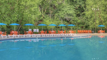 Indoor pool, seasonal outdoor pool, pool cabanas (surcharge)