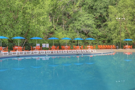 Indoor pool, seasonal outdoor pool, cabanas (surcharge), pool umbrellas