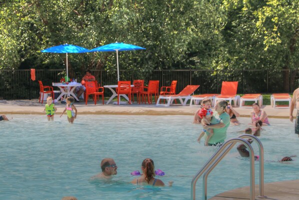 Family Room, Balcony, Poolside | View from room