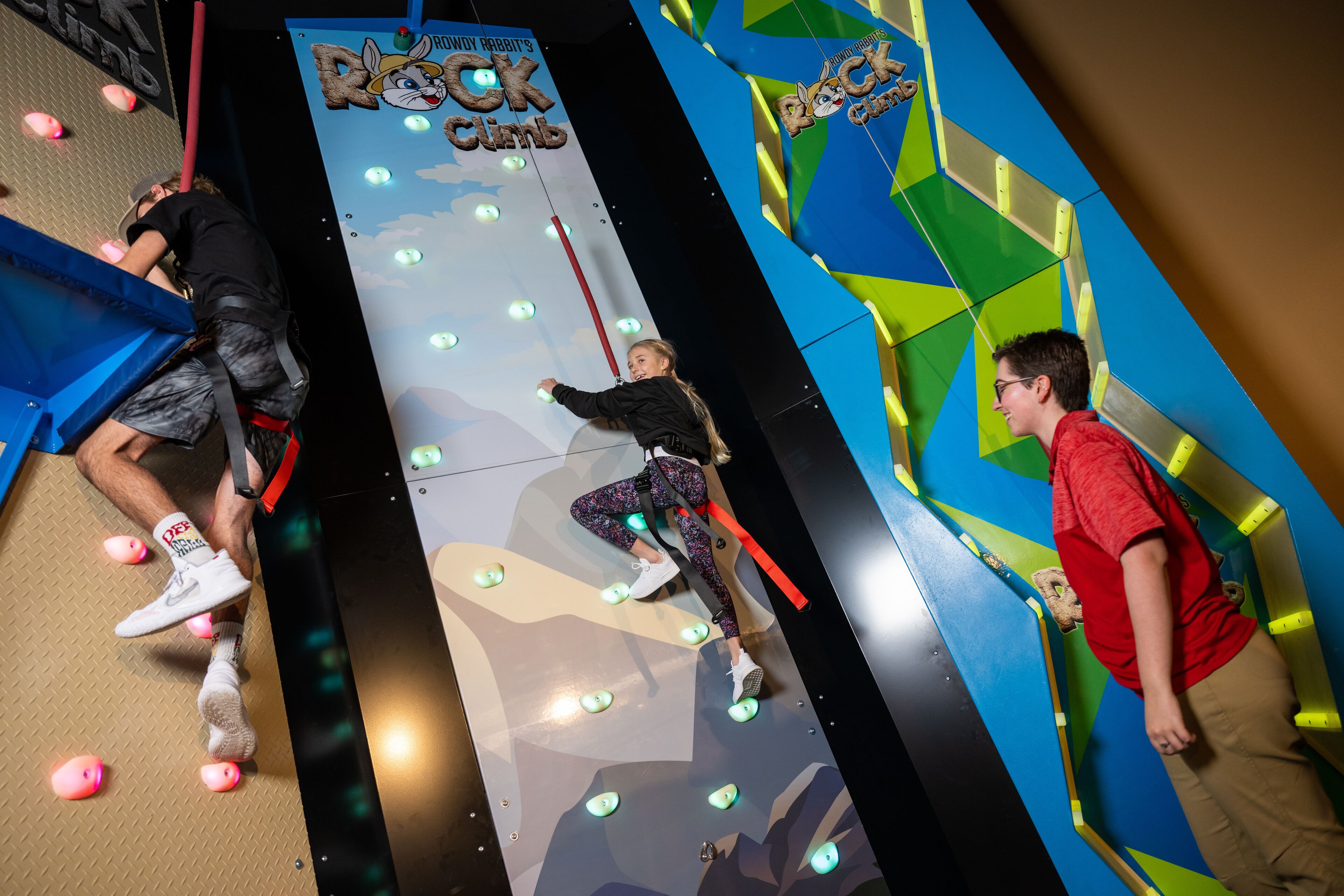 rock climbing wall – indoor