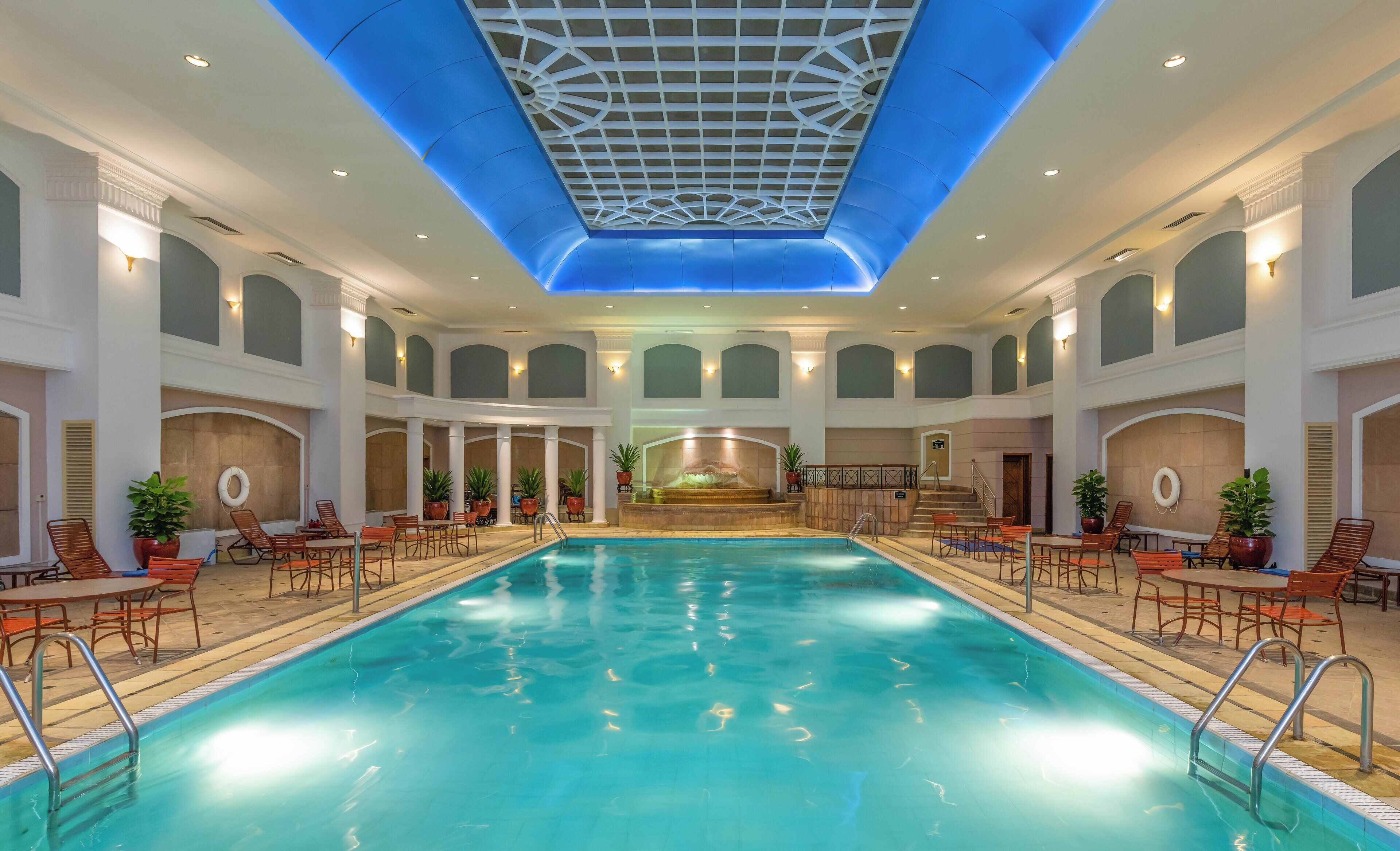 Indoor pool, outdoor pool
