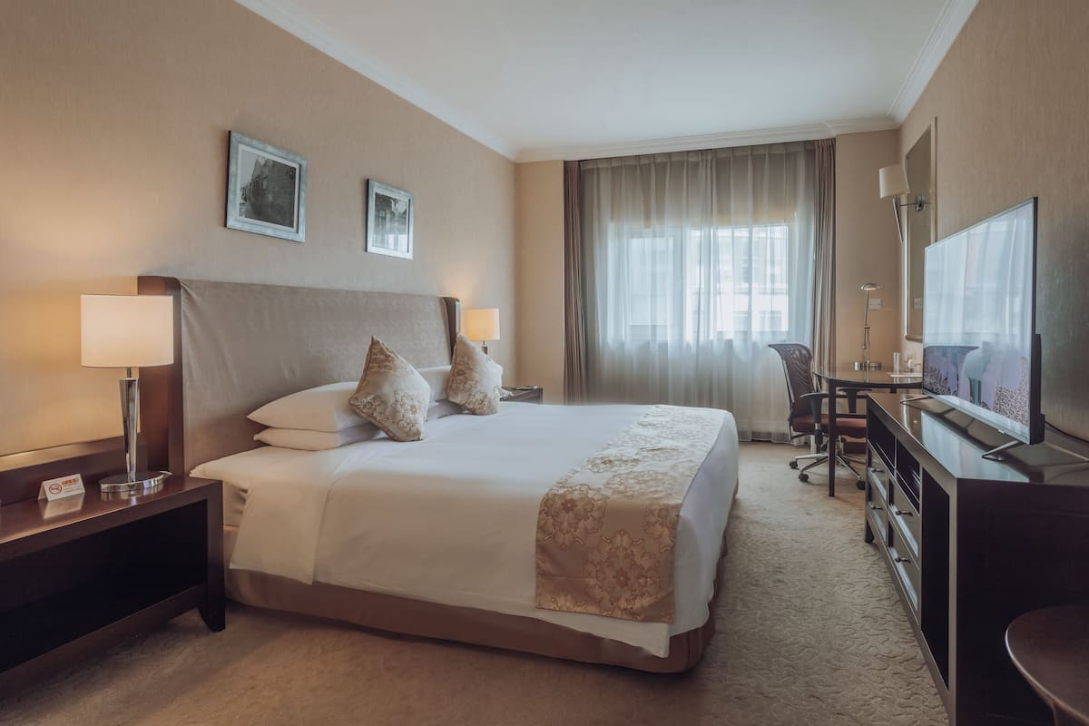 Suíte, 2 quartos, cozinha (Dining) | 1 quarto, roupas de cama premium, edredons de pluma, frigobar