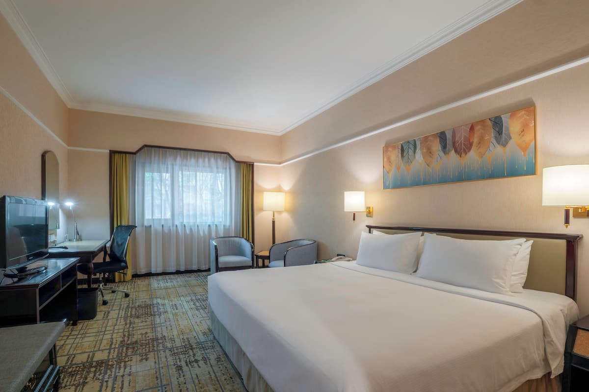 Premium bedding, down comforters, minibar, in-room safe