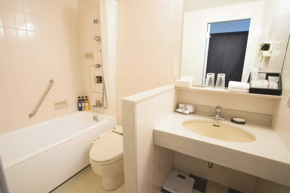 Kombinasi shower/bathtub dan shower pijat air