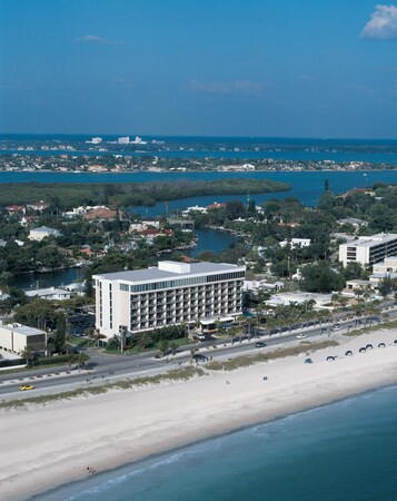 On the beach, white sand