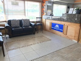 Sala de estar en el lobby