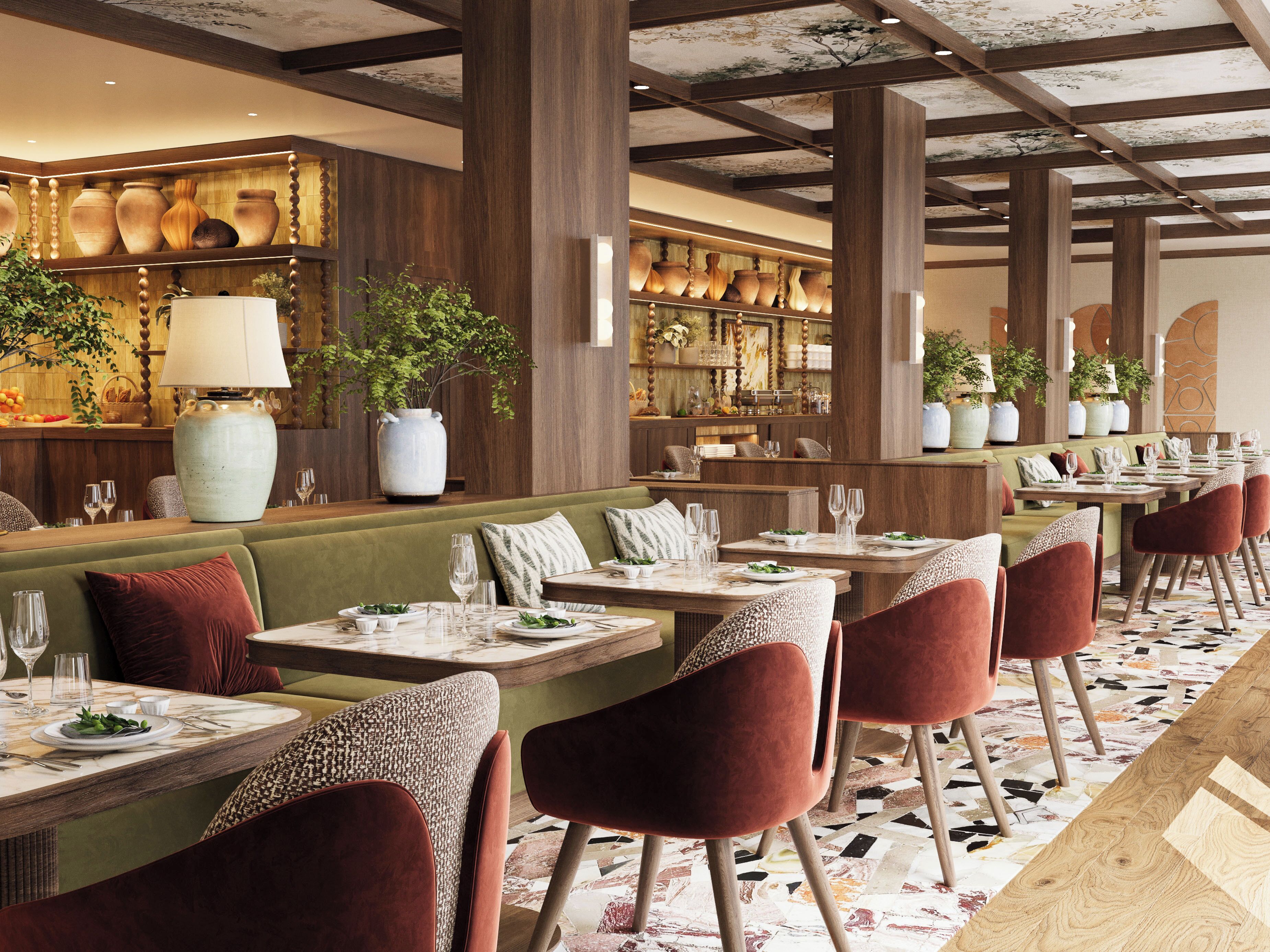 فطور مطهو حسب الطلب يوميًا بتكلفة قدرها (27 EUR للشخص)