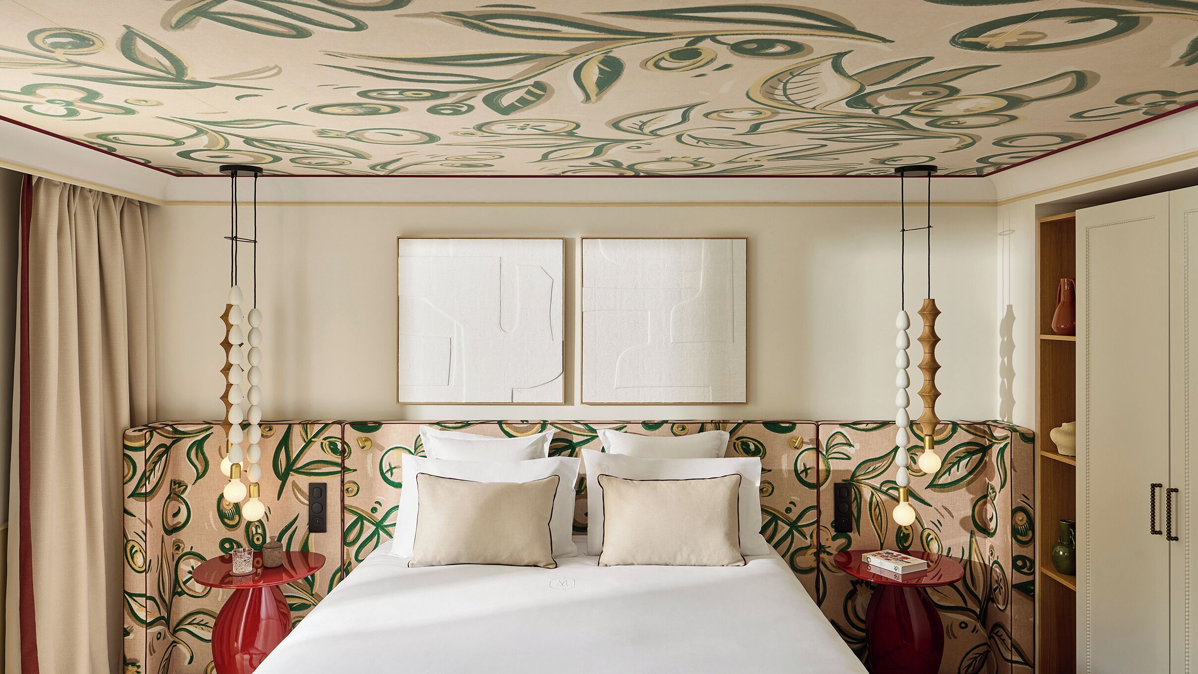 Junior Suite, Pool View | Premium bedding, minibar, in-room safe, individually decorated