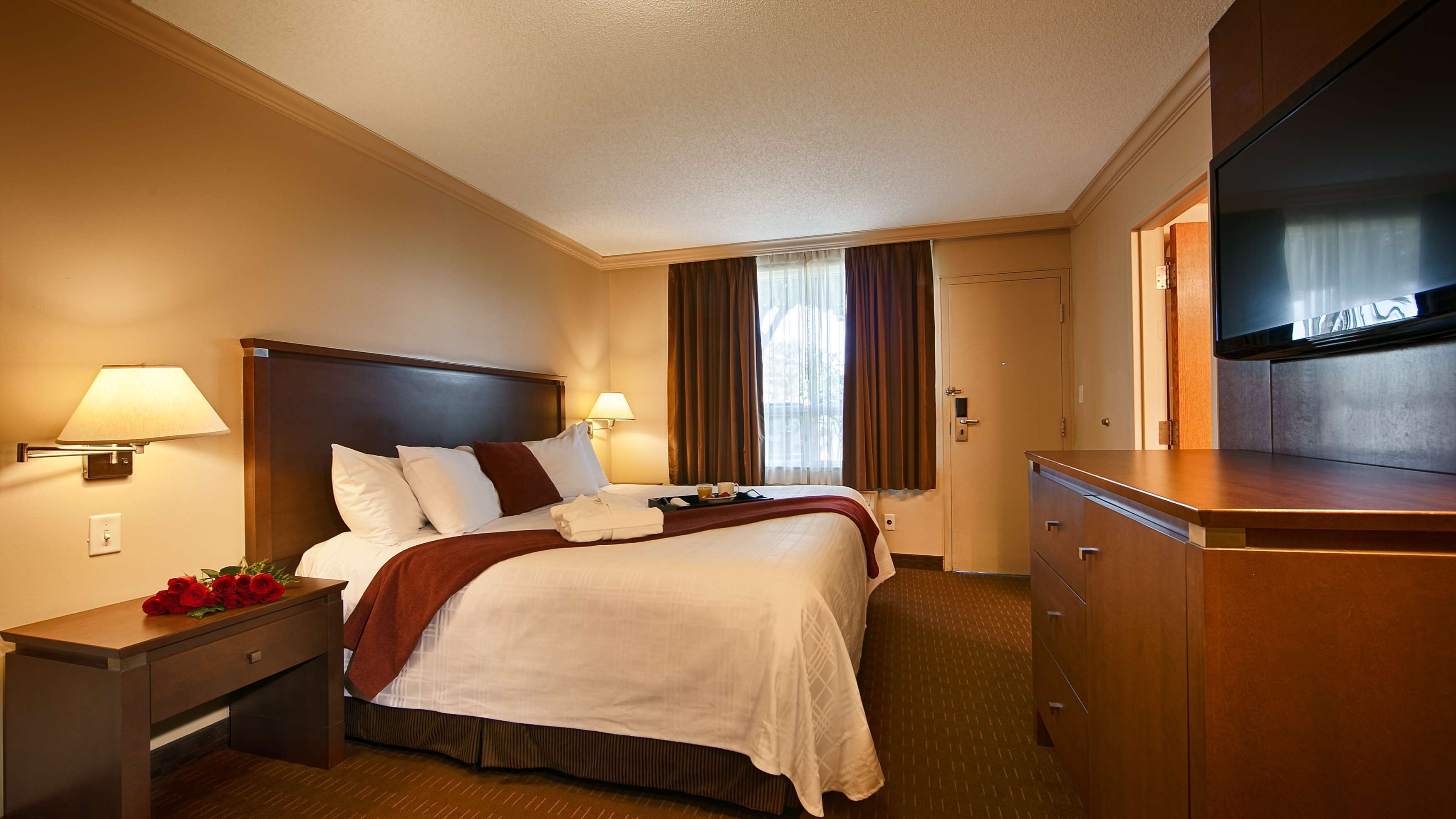 Laptop workspace, blackout drapes, iron/ironing board, free WiFi