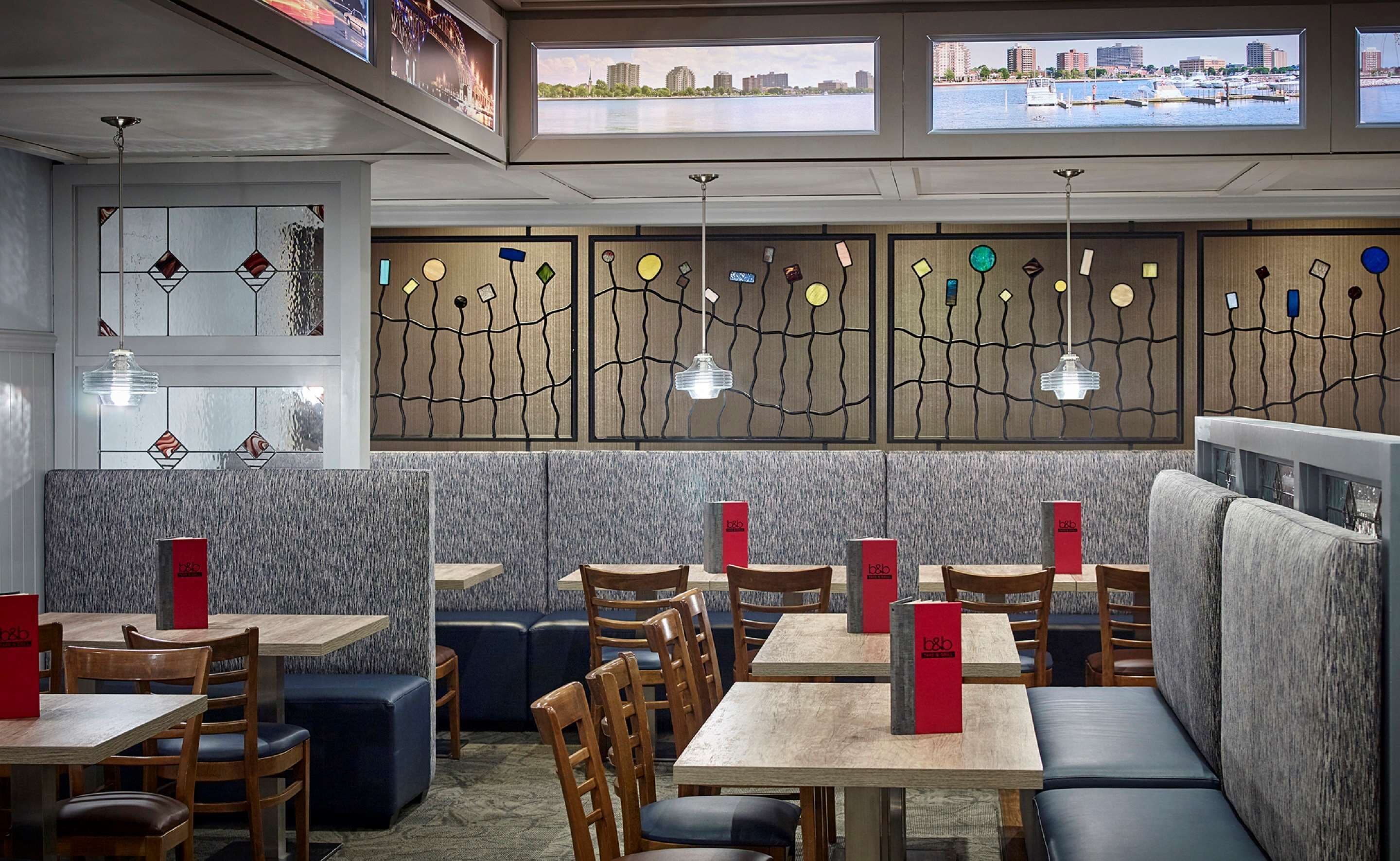 breakfast, dinner and brunch served