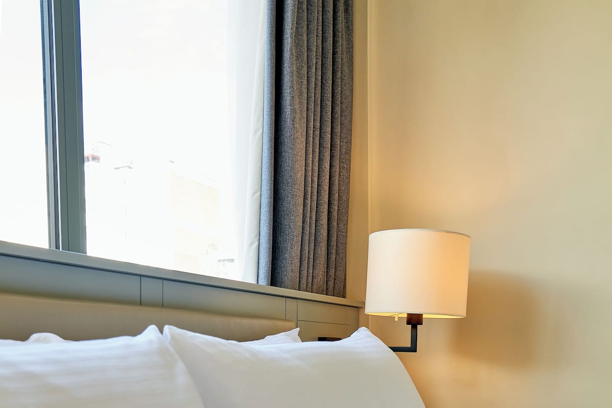 Standard Room | In-room safe, desk, laptop workspace, blackout drapes