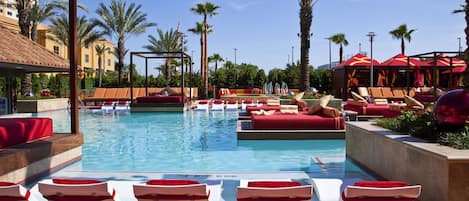 2 outdoor pools, pool cabanas (surcharge), pool umbrellas