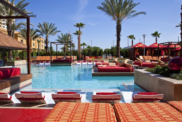 2 outdoor pools, cabanas (surcharge), pool umbrellas