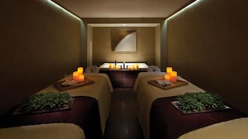 Espace de soins pour les couples, soins corporels, soins d'aromathérapie