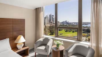 Deluxe Room, 1 King Bed, Harbour View | In-room safe, desk, iron/ironing board, rollaway beds
